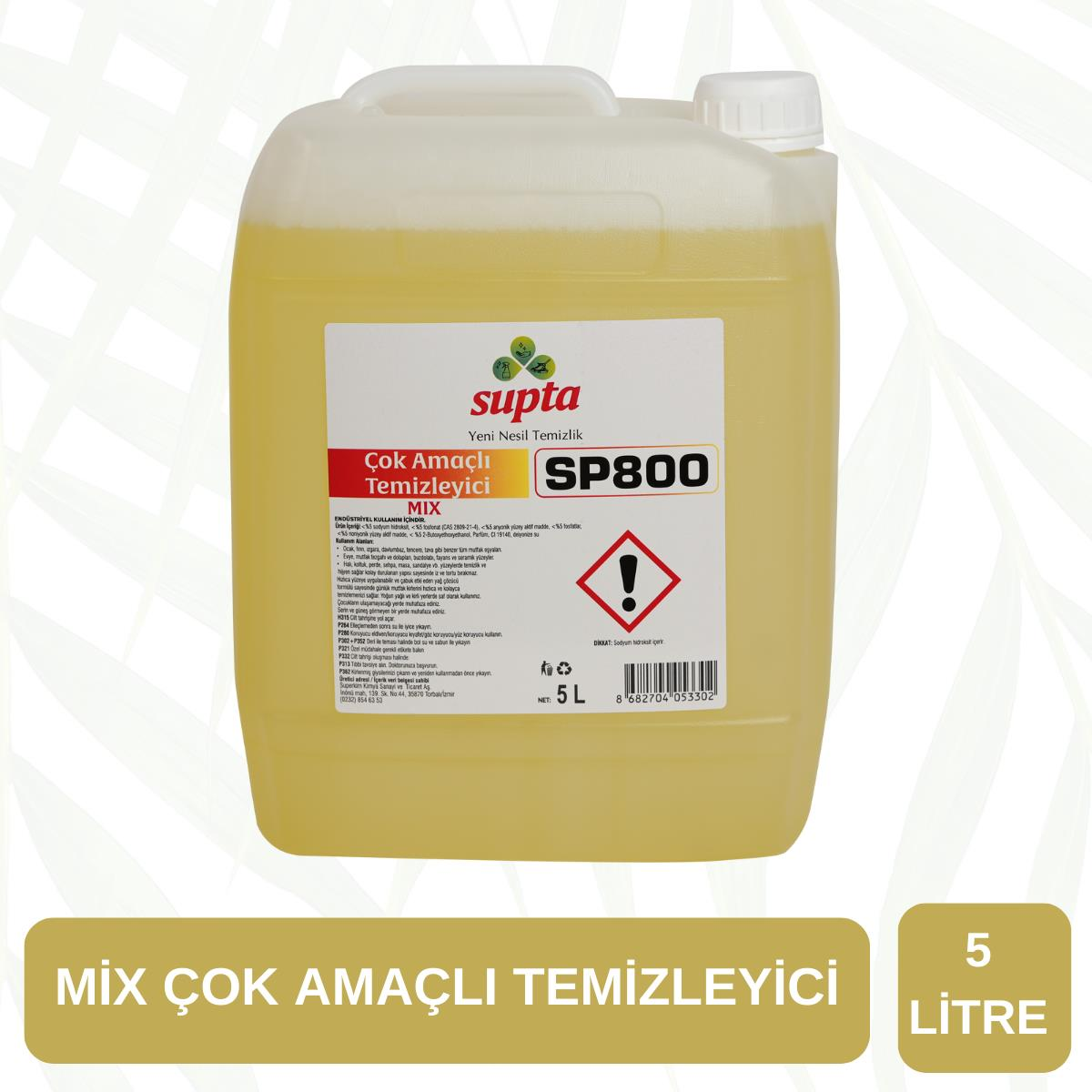 Supta Mix Çok Amaçlı Temizlik Maddesi 5 lt