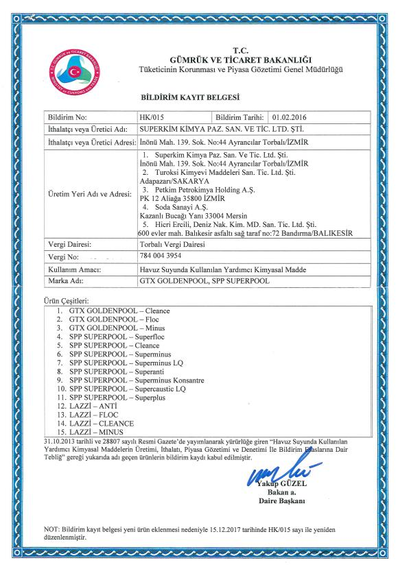 SPP Superpool SuperFloc Çökeltici 5 KG Hızlı Çöktürücü