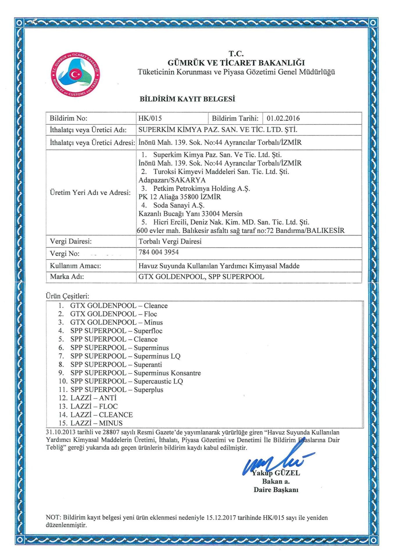 SPP Superpool SuperFloc Çökeltici 10 KG (Hızlı Çöktürücü)