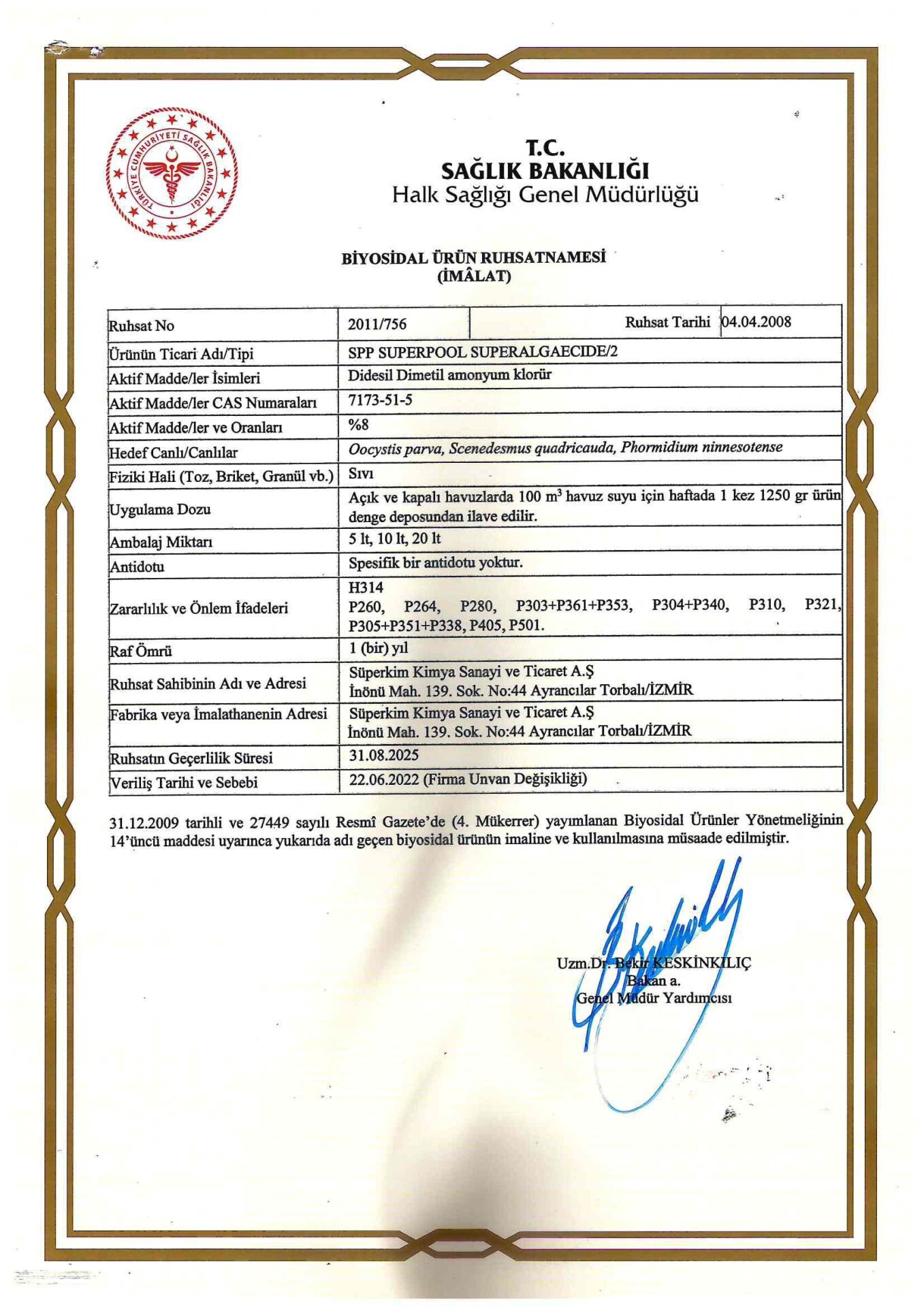 SPP Superpool 10 KG Sıvı Klor ve 10 KG Yosun Önleyici