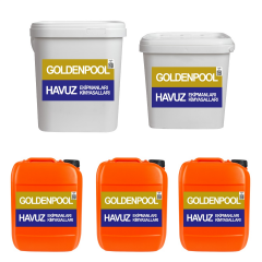 GTX Goldenpool 0-30 Metreküp Havuzlar İçin 1 Aylık Bakım Kimyasalı
