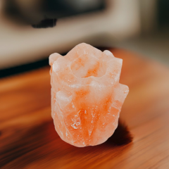 Doğal Himalaya Tuzu Mumluk Gül Figürlü 0,5-1 KG