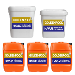 GTX Goldenpool 50-70 Metreküp Havuzlar İçin 1 Aylık Bakım Kimyasalı