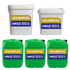 GTX Goldenpool 50-70 Metreküp Havuzlar İçin 1 Aylık Bakım Kimyasalı