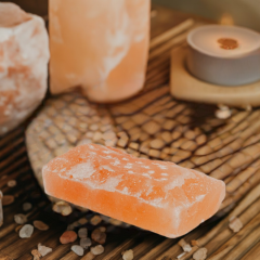 Doğal Himalaya Tuzu Mumluk Tırtıklı Tuğla Desenli 2-3 KG