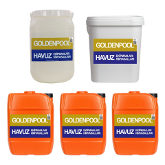 GTX Goldenpool 70-100 Metreküp Havuzlar İçin 2 Aylık Bakım Kimyasalı
