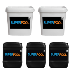 SPP Superpool 0-30 Metreküp Havuzlar İçin 1 Aylık Bakım Kimyasalı