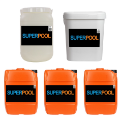 SPP Superpool 50-70 Metreküp Havuzlar İçin 2 Aylık Bakım Kimyasalı