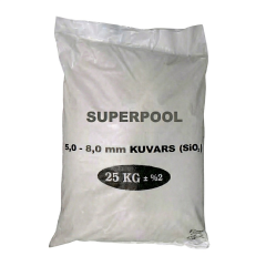 Superpool Havuz Filtre Temizleyici 5,0-8,0 mm Kuvars Kumu 25 KG