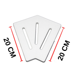 Superpool 20 cm 45 Derece Havuz Köşe Parçası