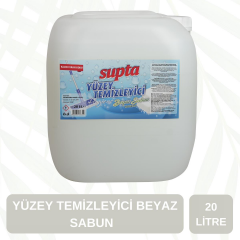 Supta Sıvı Yüzey Temizleyici Beyaz Sabun Kokulu 20 LT