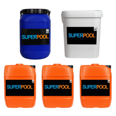 Superpool 5'li Havuz Bakım Kimyasal Seti 56'lık 25 Kg