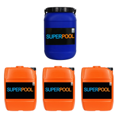 SPP Superpool 4'lü Havuz Bakım Kimyasal Seti 56'lık 25 KG