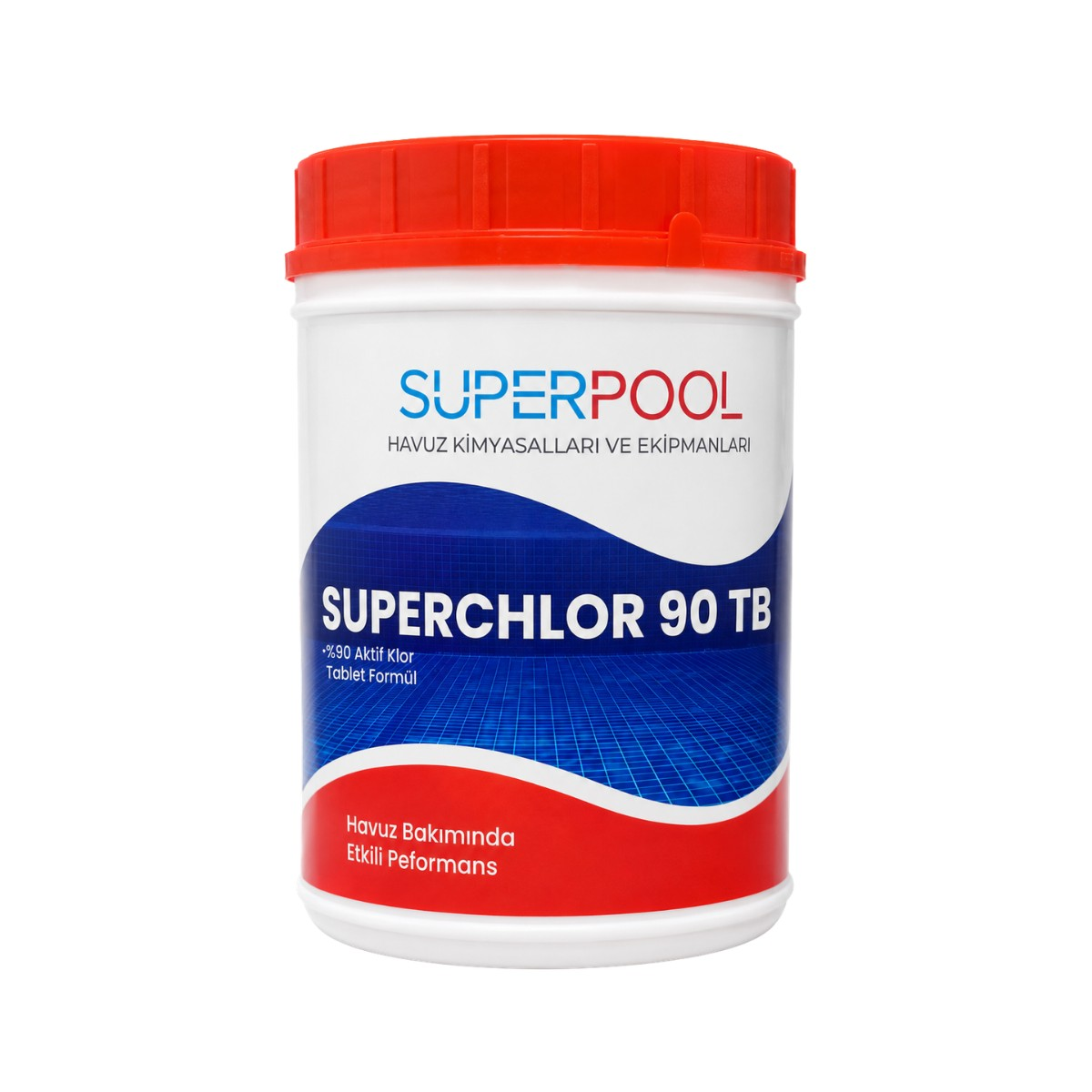 SPP Superpool Superchlor 90 TB %90 Tablet Klor 1 KG Havuz Kimyasalı