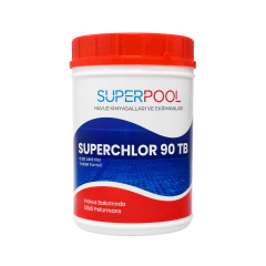 SPP Superpool Superchlor 90 TB %90 Tablet Klor 1 KG Havuz Kimyasalı