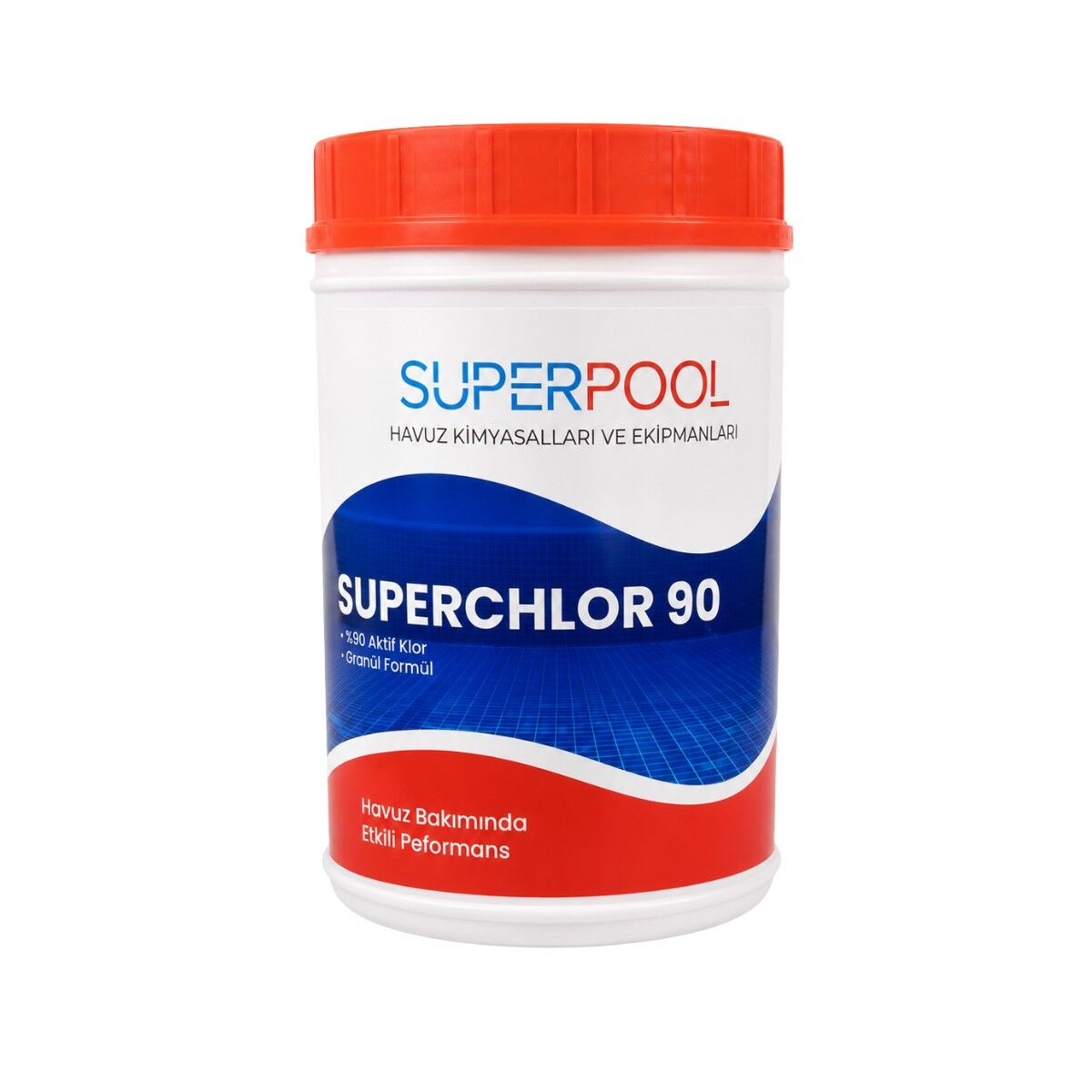 SPP Superpool Superchlor 90 Toz Klor 90 GR 1 KG Havuz Kimyasalı 10'lu Paket