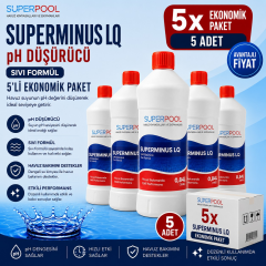 SPP Superpool Superminus LQ Sıvı pH Düşürücü 1 KG 5'li Paket