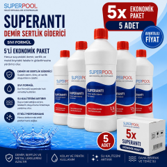 SPP Superpool SuperAnti 1 KG (Demir Sertlik Giderici) 5'li Paket