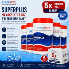 SPP Superpool SuperPlus 1 KG (pH Yükseltici) 5'li Paket