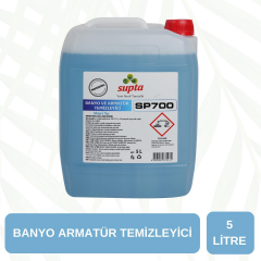 Supta Mavi Su Banyo Armatür Kireç Çözücü 5 Litre