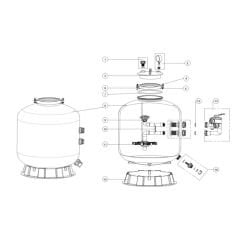 ﻿﻿Emaux Plastik Filtreler Sp700 Plastik Filtre Tankı (Resim No 8)