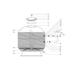 Superpool Rekorlu Polyester Filtreler Somun kapağı(Q500-Q950) (Resim No 3)
