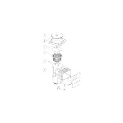 ﻿Emaux Kısa Kare Skimmer Damper (Resim No 7)