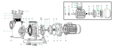 Saci Magnus Serisi 3 - 4 - 5,5 Hp Rulman (Resim No 34)