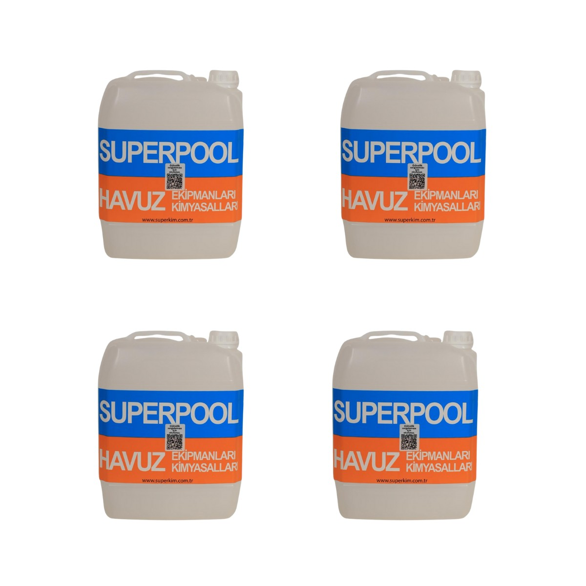 SPP Superpool SuperchlorLQ Sıvı Klor 4 Adet 5 KG Havuz Kimyasalı