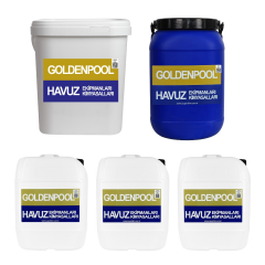 Goldenpool 5'li Havuz Bakım Kimyasal Seti 56'lık 25 Kg
