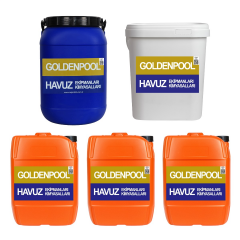 Goldenpool 5'li Havuz Bakım Kimyasal Seti 56'lık 25 Kg