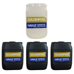 Goldenpool 4'lü Havuz Bakım Kimyasal Seti 90'lık 25 Kg