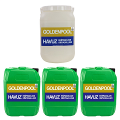Goldenpool 4'lü Havuz Bakım Kimyasal Seti 90'lık 25 Kg