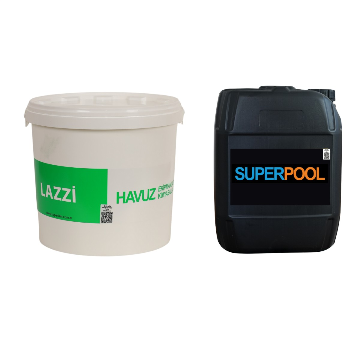 Lazzi Toz Klor-Superpool Sıvı Klor 25 KG Set