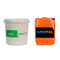 Lazzi Toz Klor-Superpool Sıvı Klor 25 KG Set
