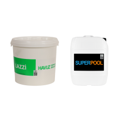 Lazzi Toz Klor-Superpool Sıvı Klor 25 KG Set