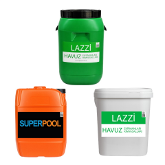 Lazzi Toz Klor-Lazzi Minus-Superpool Sıvı Klor 25 KG Set