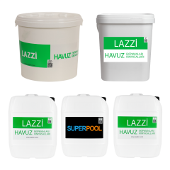 Lazzi Toz Klor-Superpool Sıvı Klor 25 KG 5'li Set