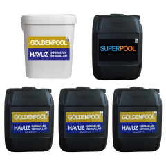 GTX Goldenpool - SPP Sıvı Klor 25 KG 5'li Set