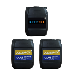 GTX Goldenpool  - SPP Sıvı Klor 25 KG 3'lü Set